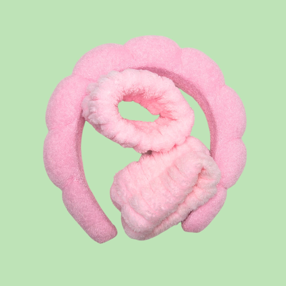 Hair Band & Wrist Cuffs Set