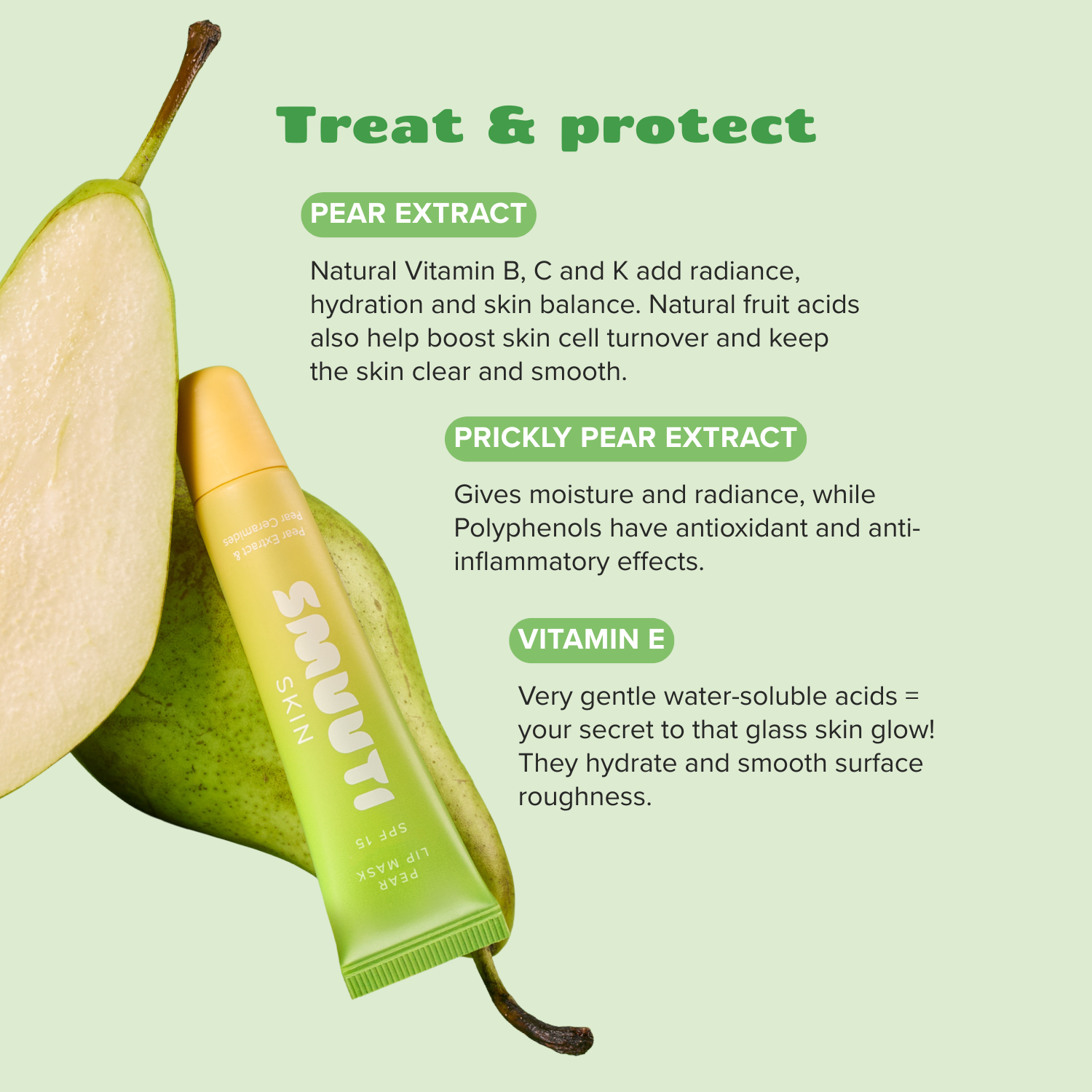 Pear Lip Mask SPF15