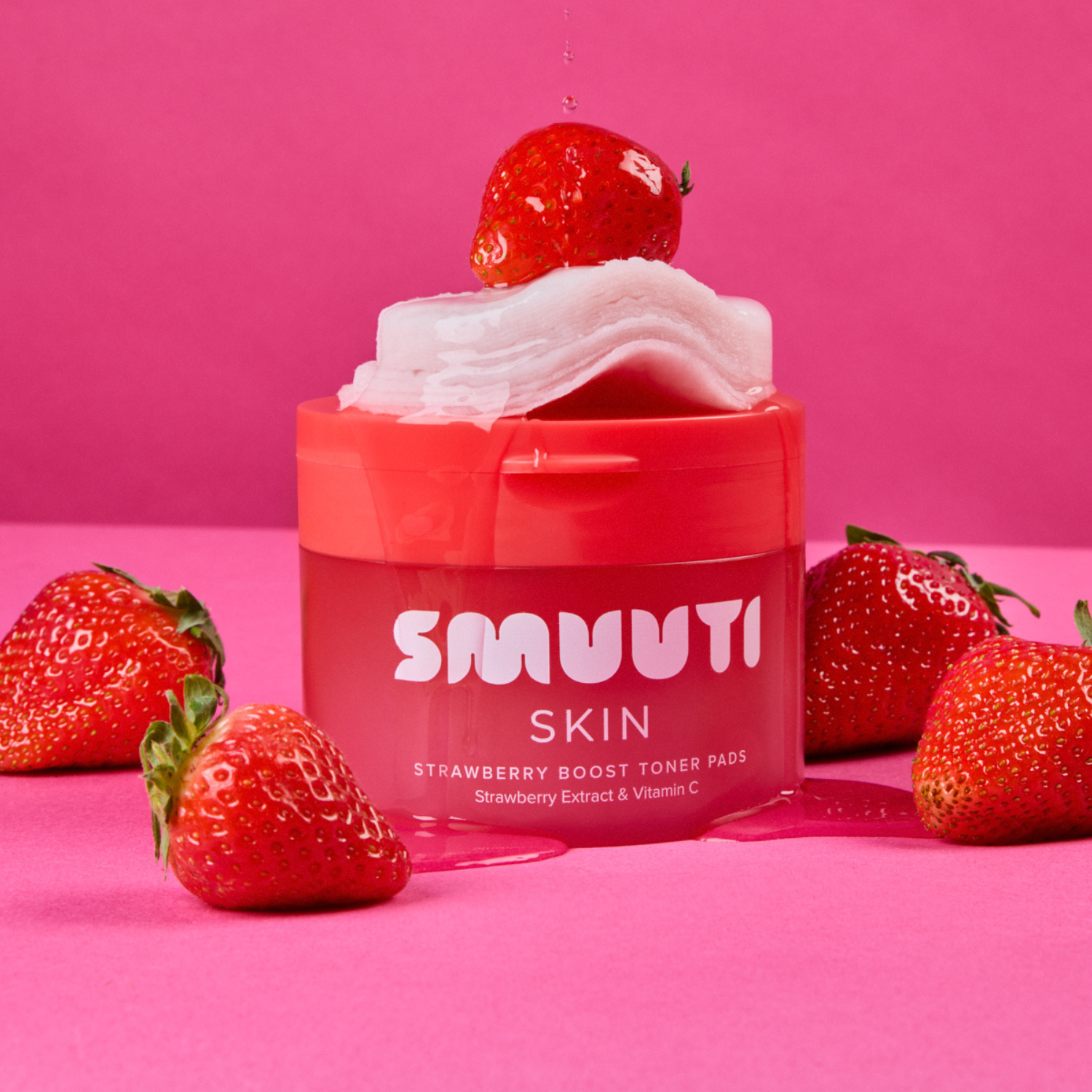 Strawberry Boost Toner Pads