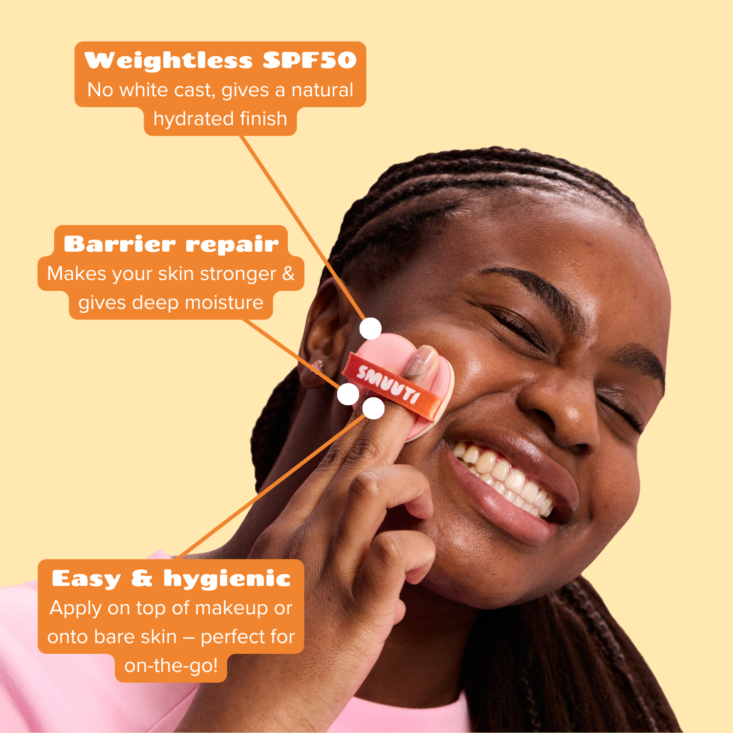 Peach Sun Cushion SPF50 PA++++