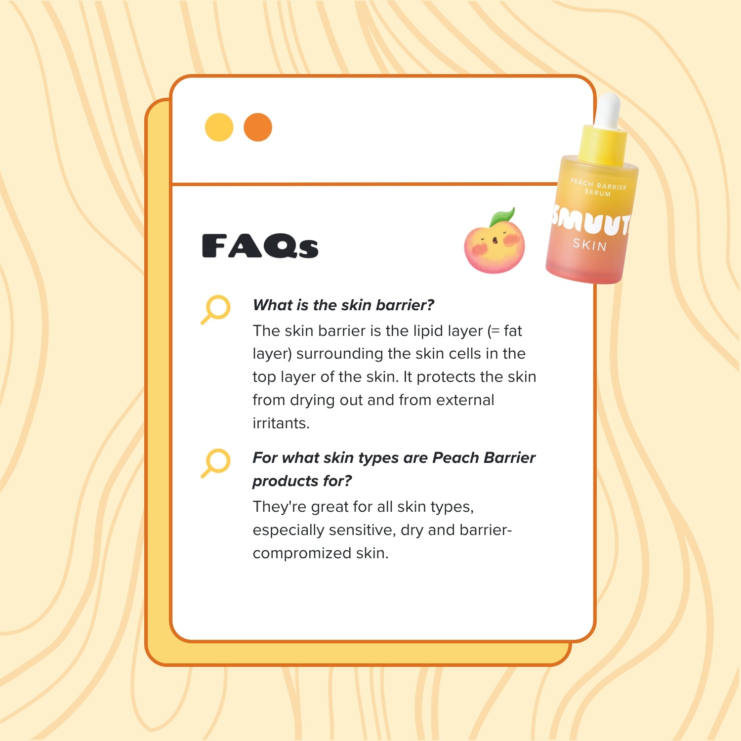 Peach Barrier Serum
